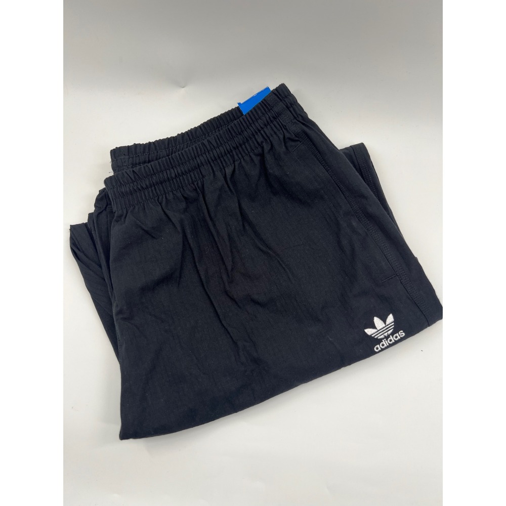 Adidas Originals Mens Black Ripstop Cargo Pants JW6020 Loose Wide Leg XL NEW